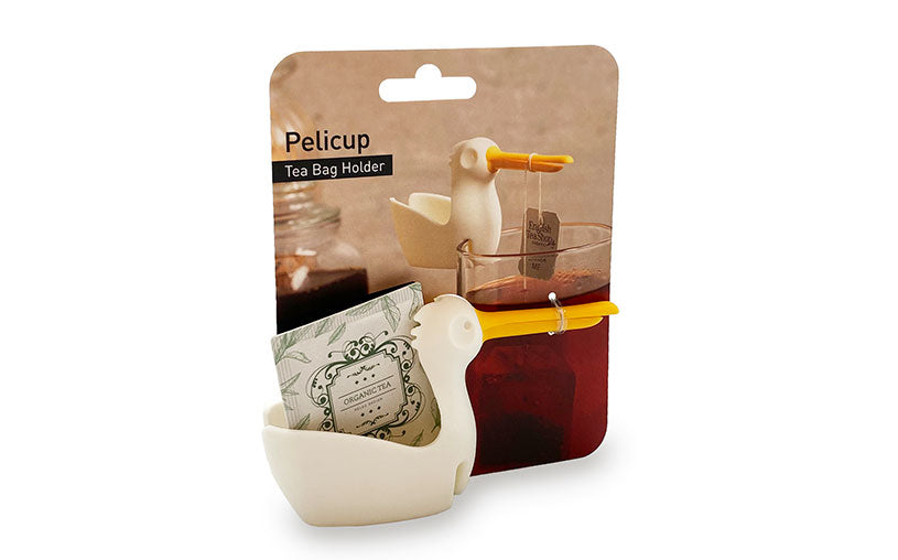 Peleg Design Pelicup : Porte-sachet de thé – Support amusant en forme de  pélican pour tasse avec repose-sachet de thé, support en silicone pour  sachets de thé, support de sachet de thé 