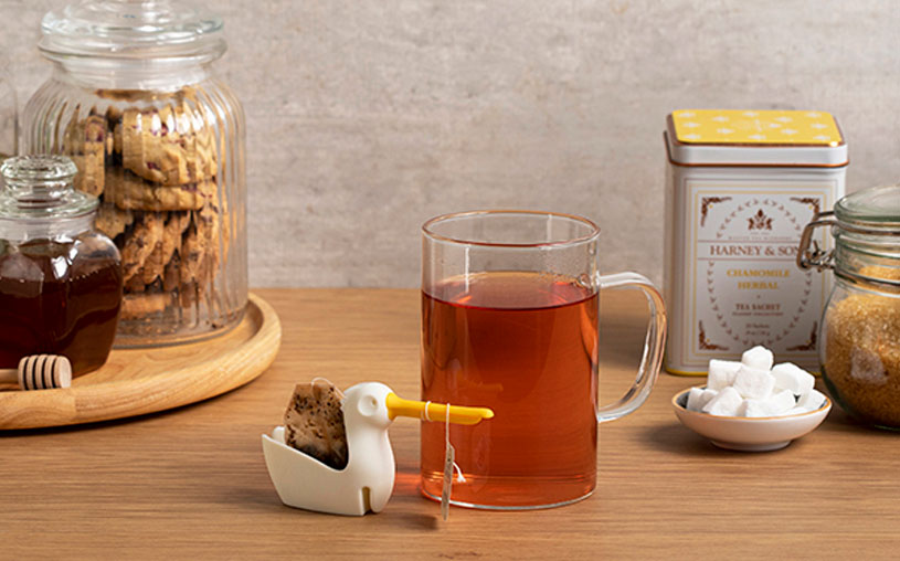 Peleg Design Pelicup: Tea Bag Holder - Fun Pelican-Shaped Tea Bag Holder  for Cup w/Tea Bag Rest, Sil…See more Peleg Design Pelicup: Tea Bag Holder 