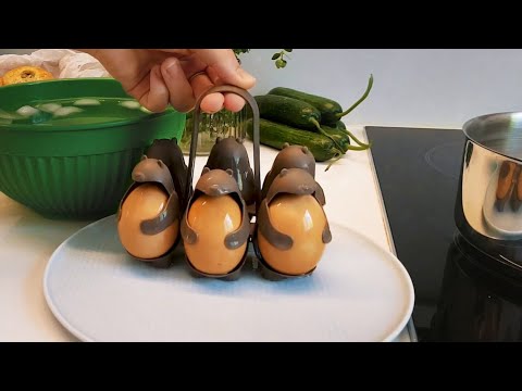 Peleg Design Egguins 3-in-1 Cook, Store and Serve Egg Holder,  Penguin-Shaped Egg Cooker for Making Soft or Hard Boiled Eggs, Holds 6 Eggs  for Easy